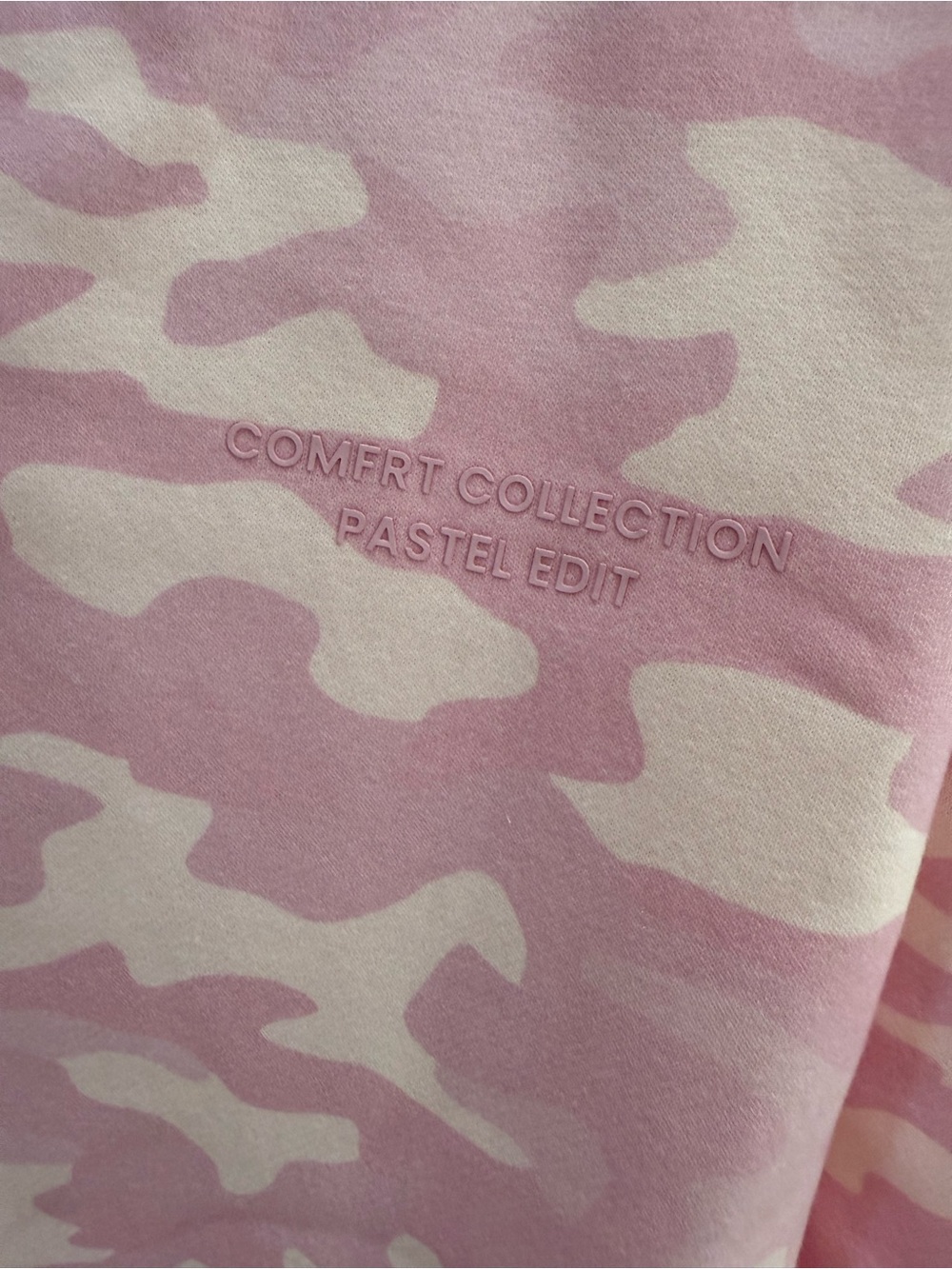 Relaxed Pink Camo Crewneck Sweatshirt - Picture 2 of 8